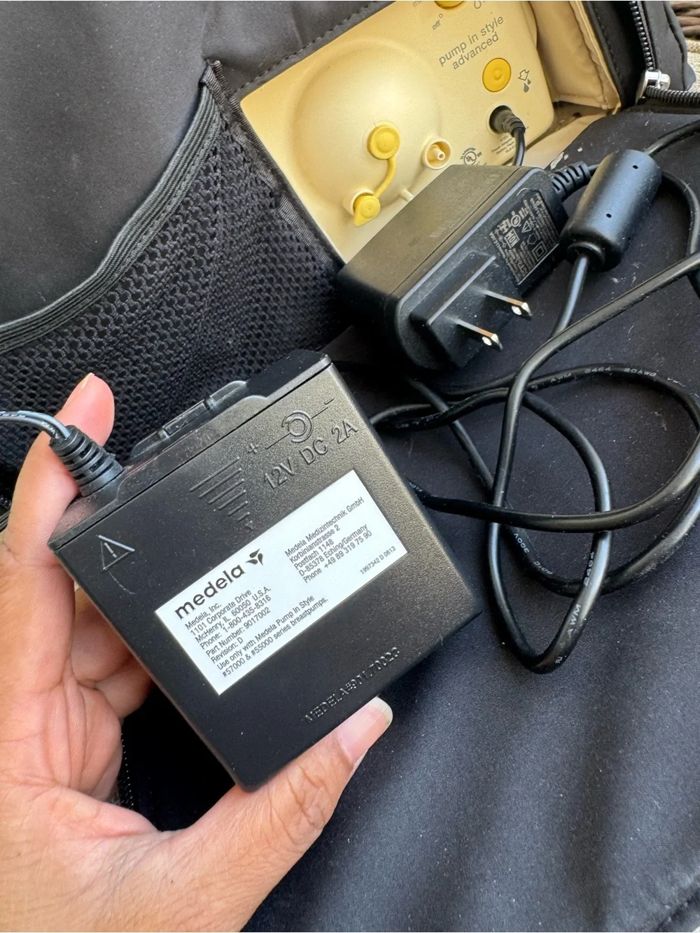 Medela Pump In Style Advanced Black with Yellow Accents